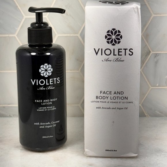 Violets are Blue Face and Body Lotion with Argan and Avocado Oil - Picture 1 of 1